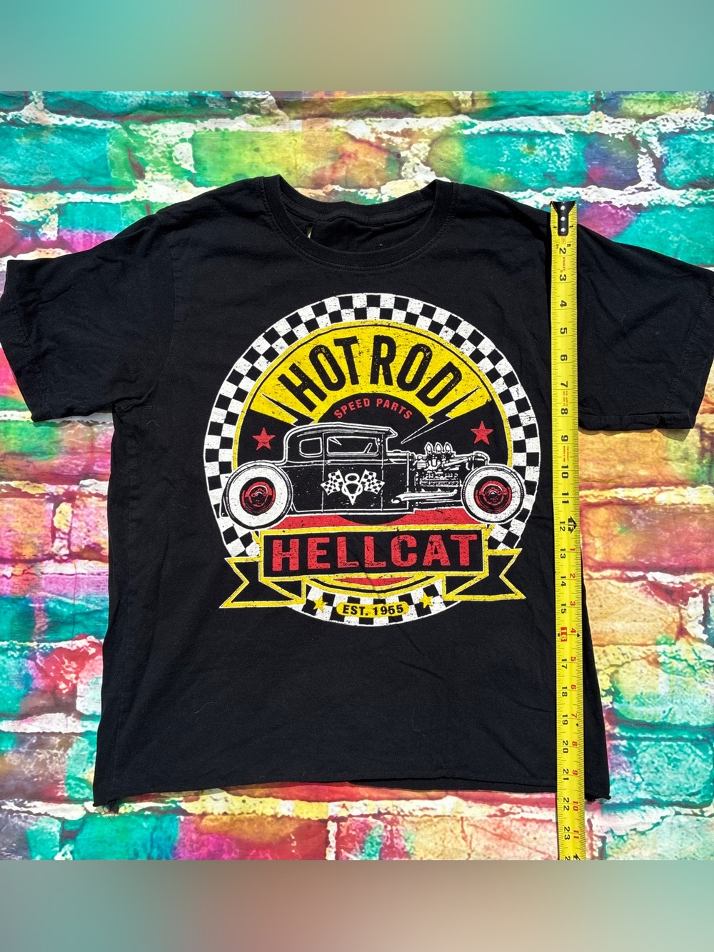 T-shirt, vintage retro, hot rod hellcat 90s rockabilly punk